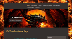 Desktop Screenshot of lokfreedom.com