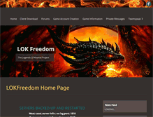 Tablet Screenshot of lokfreedom.com